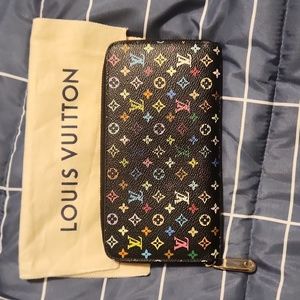 LOUIS VUITTON MURAKAMI WALLET EUC